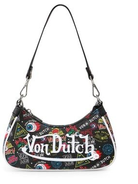 NWT Von Dutch Black Jax Shoulder Bag